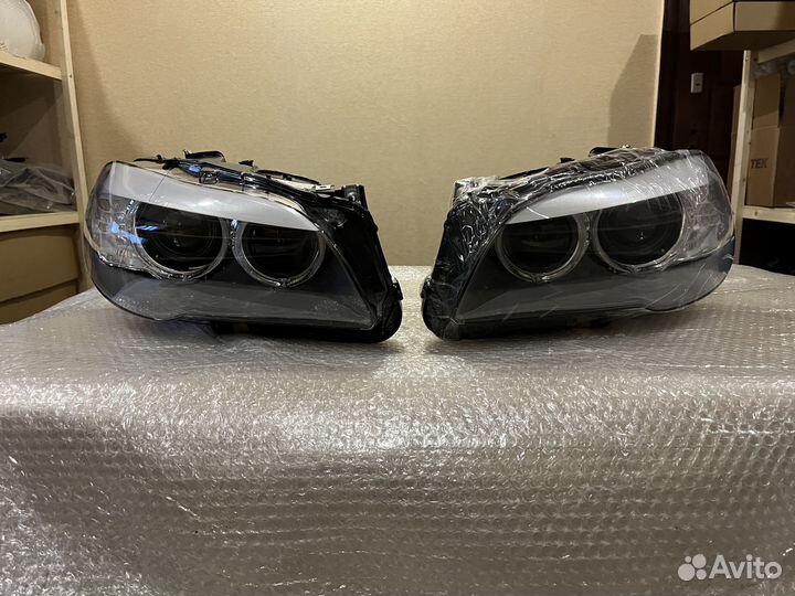 Комплект передних фар BMW F10 дорестайлинг