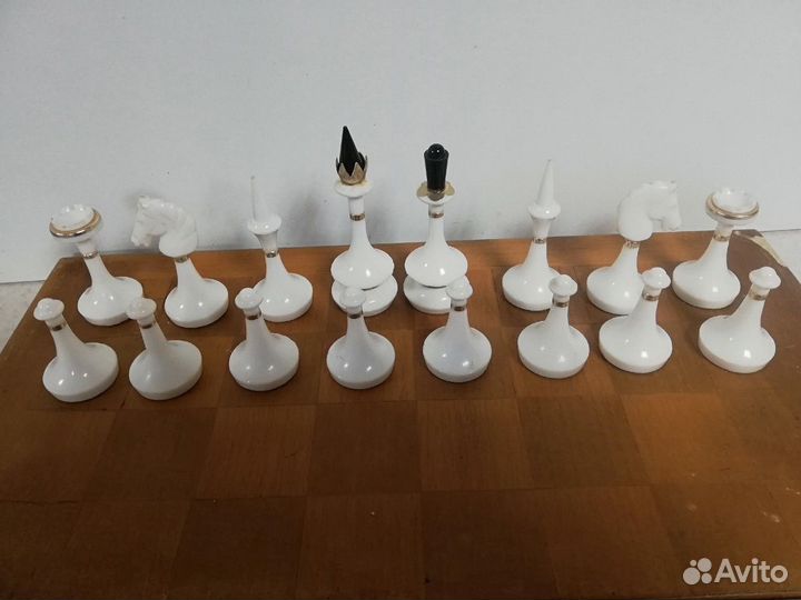 Шахматы СССР фигуры редкие бакелит +латунь