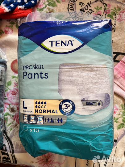 Подгузники памперсы, Tena M, Seni L, Deilee XL