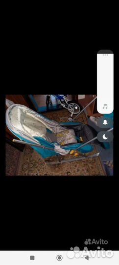 Детские санки коляска ника