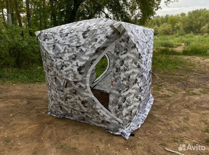 Палатка cube с полом+фонарь все размеры