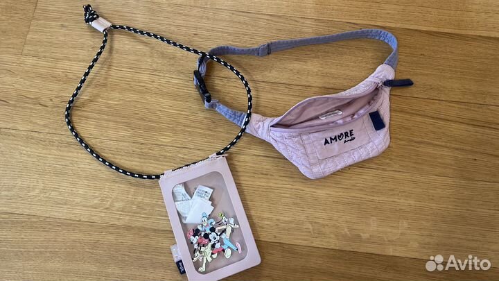 Zara: сумка для телефона и поясная сумка детские