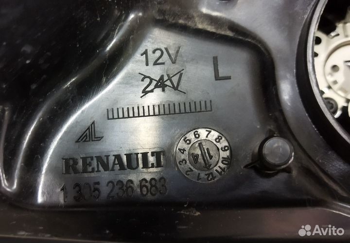 Фара Renault duster левая Б/у