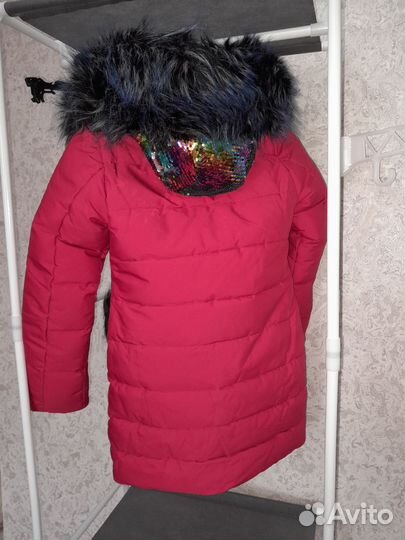 Куртка зимняя на девочку 122 128