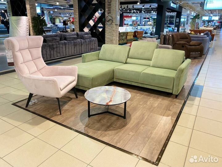 Угловой диван со спальным местом Дольче