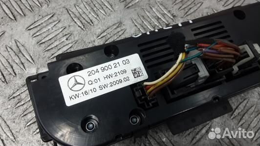 Блок управления печки и климат-контроля mercedes b