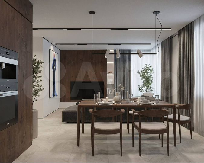 Таунхаус 136 м² на участке 3,2 сот.