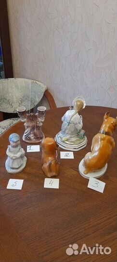 Подсвечник, фарфор Статуэтки времён СССР