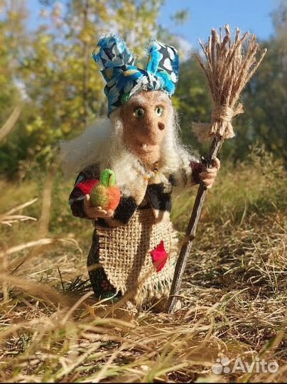 Игрушка ручной работы. Баба яга