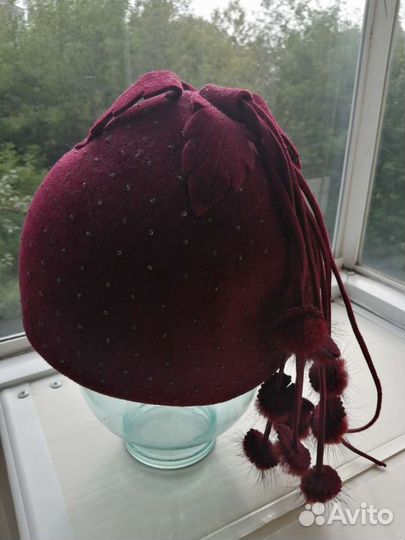 Шляпа фетровая женская