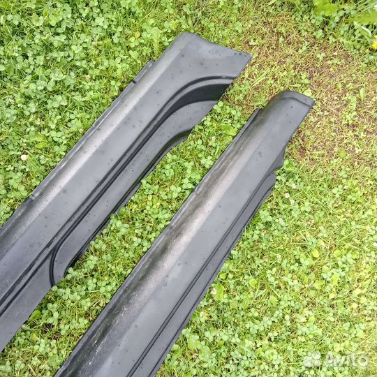 Пластиковые накладки на пороги лада калина 12г