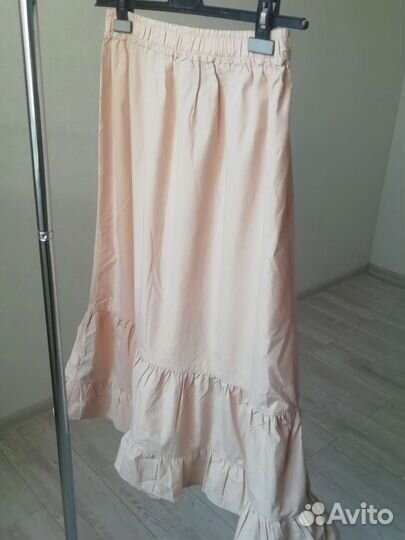 Юбка хлопок длинная для девочки 160 см