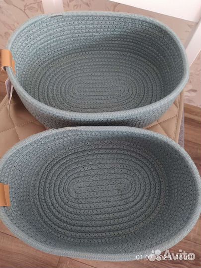 Новый набор хлопковых корзин