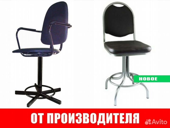 Стул винтовой индустриальный XZ933