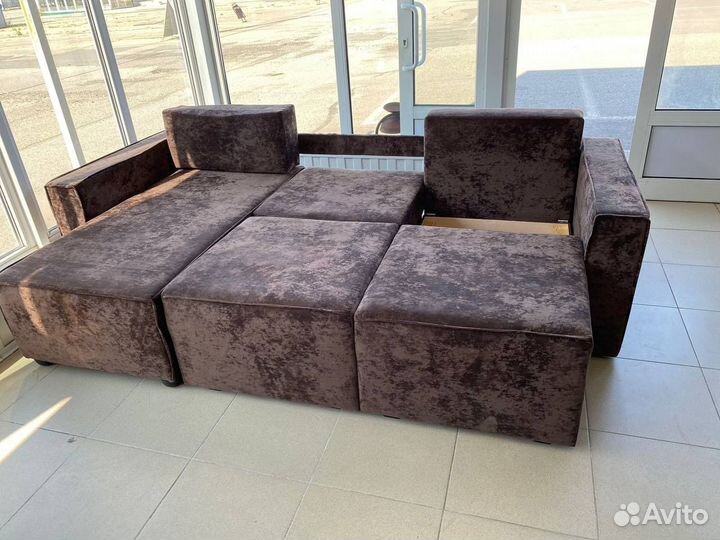 Диван угловой лофт модульный