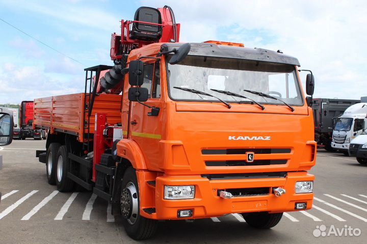 КАМАЗ 65115 с КМУ, 2024