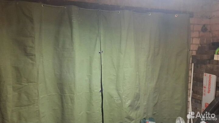Шторы пологи из брезента на ворота в гараж тенты Р