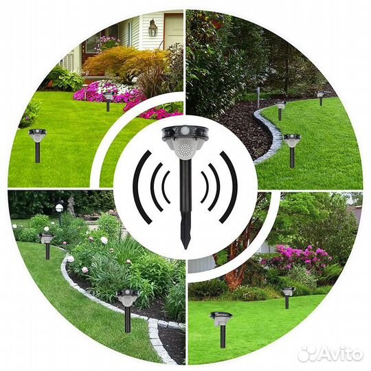 Звуковой отпугиватель животных с датчиком движени