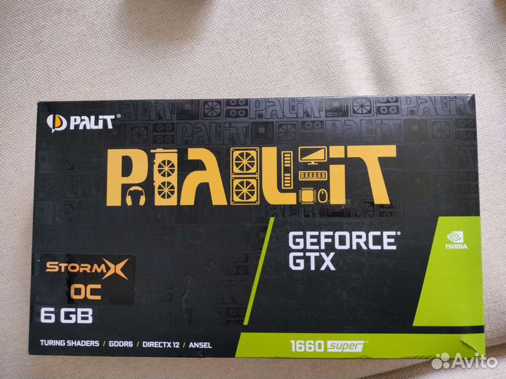 Видеокарта GTX 1660 super 6gb