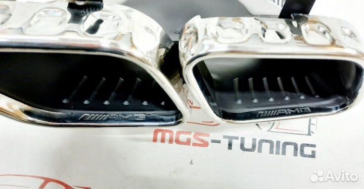 Насадки 63 AMG Chrome на Mercedes GLE-Class V167