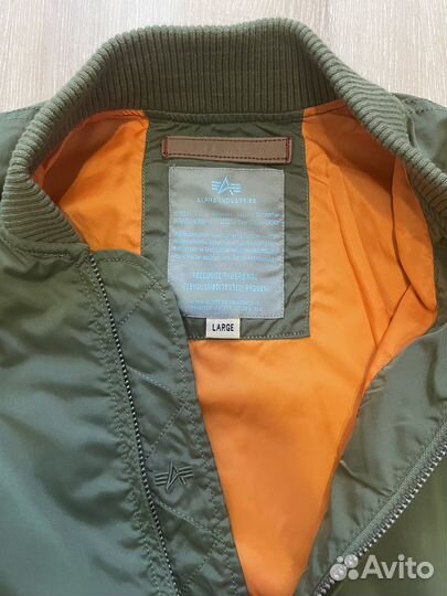 Бомбер Alpha Industries XS/S оригинал