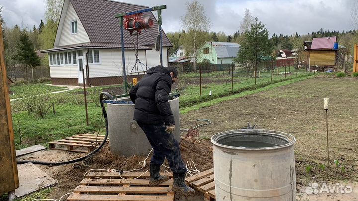 Чистка и ремонт колодцев