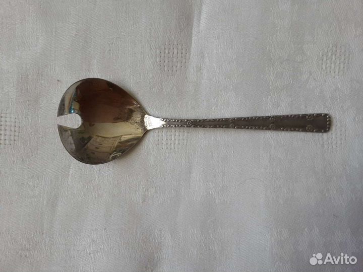 Ложка для салата мельхиоровая СССР