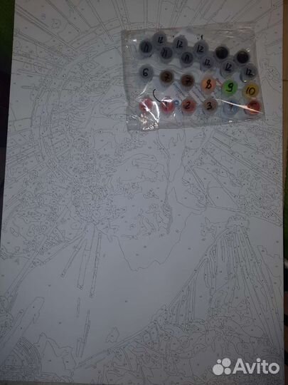 Картина по номерам новая