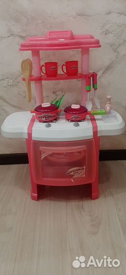 Детская игровая кухня с водой с варочной панелью