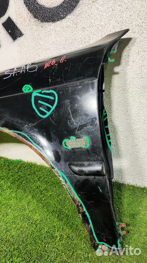 Крыло переднее левое saab 900