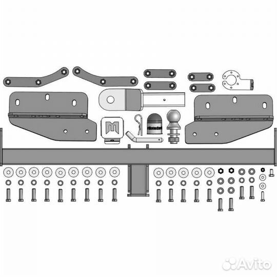 Фаркоп Dongfeng DF6 2022- 98601-E