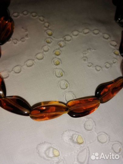Бусы колье калинградский янтарь СССР антиквариат