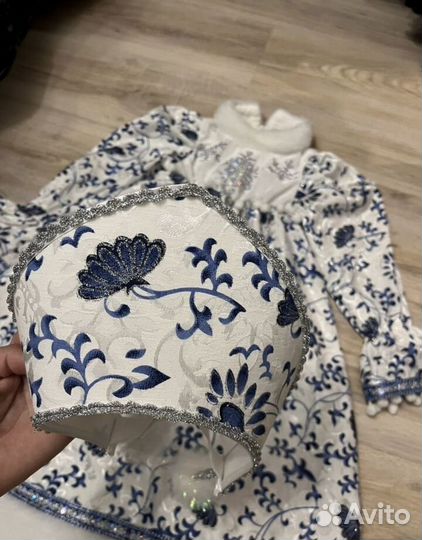 Костюм Снегурочки 116 122