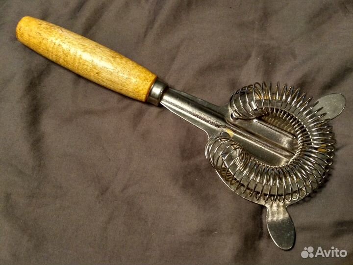 Винтажный барный стрейнер для коктейлей СССР