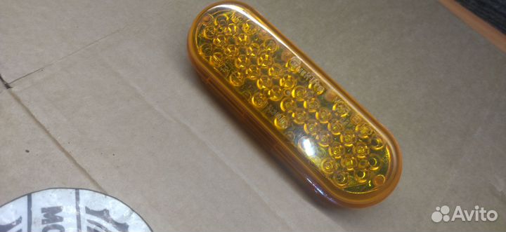 36-диодный овальный стробоскоп желтый