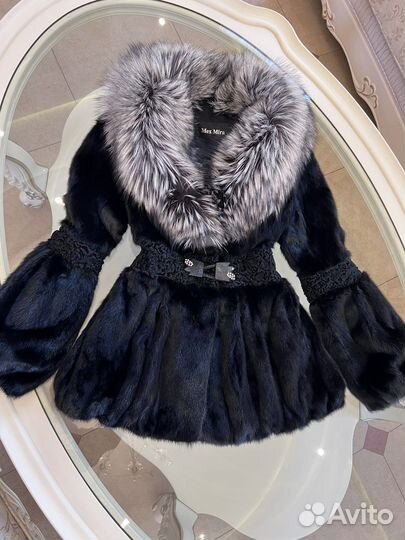 Шуба норковая 42 44 черная