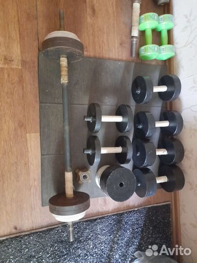 Штанга, гантели