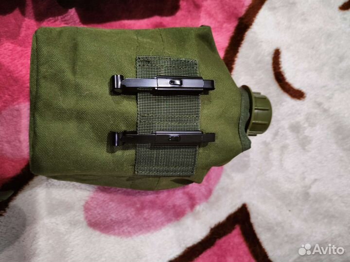 Фляжка армейская с ёмкостью для еды