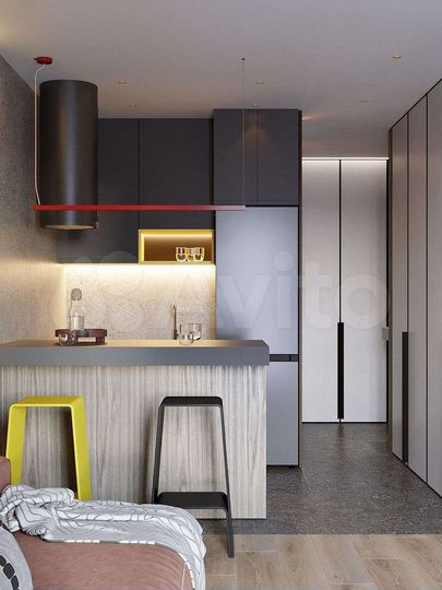 Квартира-студия, 24,2 м², 15/19 эт.