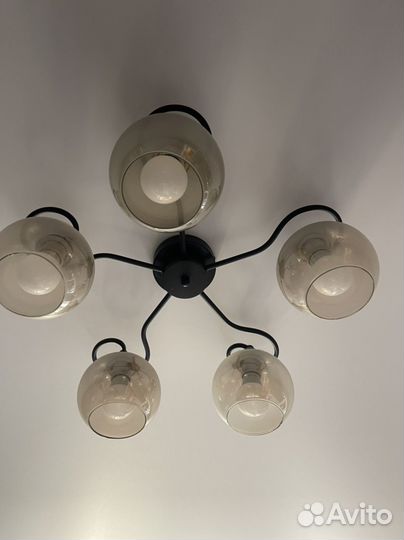 Люстра потолочная 5 рожковая
