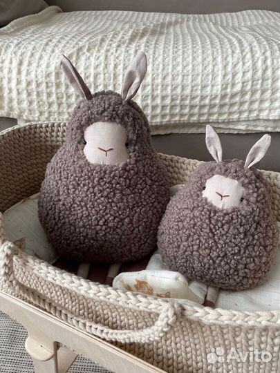 Мягкая игрушка овечка, барашек ручной работы