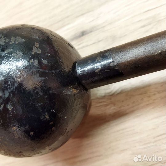 Гантель старинная 5 кг Европа