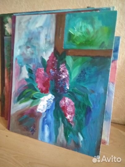 Картина маслом на холсте большая