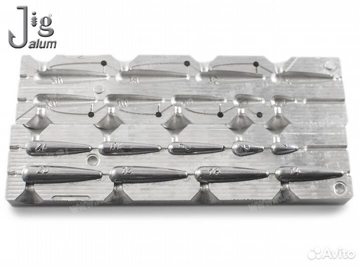 Форма для литья грузил 