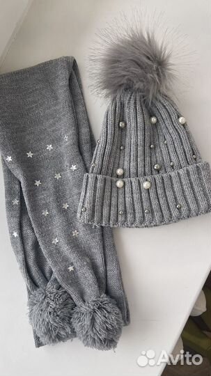 Комплект шапка и шарф