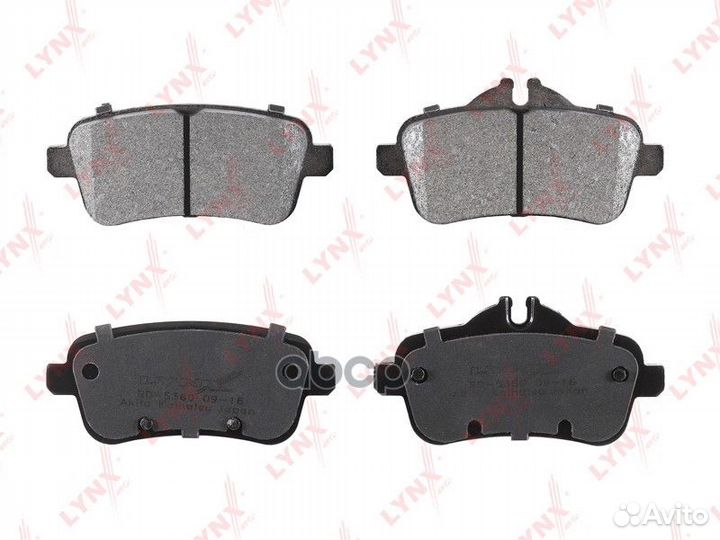 Колодки тормозные дисковые зад mercedes-benz