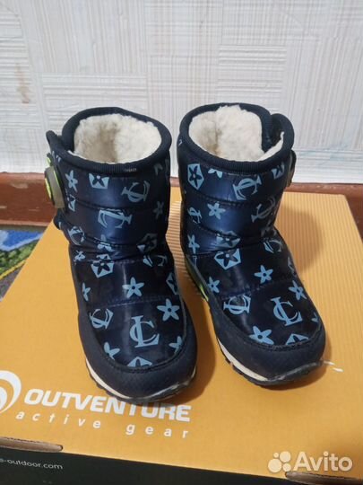 Сапоги зимние детские 24р