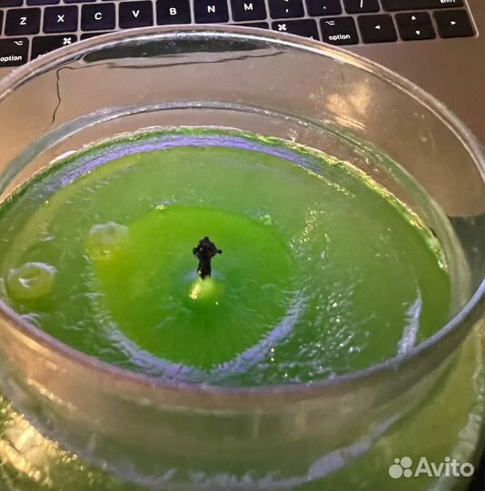 Свеча Yankee Candle с запахом зелёной травы.150 ч