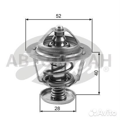 Термостат mazda KF, FP,FS, Gates TH24782G1
