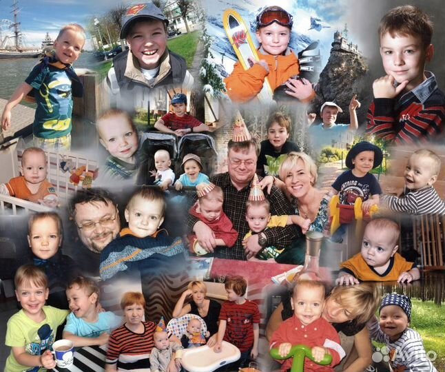 Коллаж из фото, ретушь и реставрация